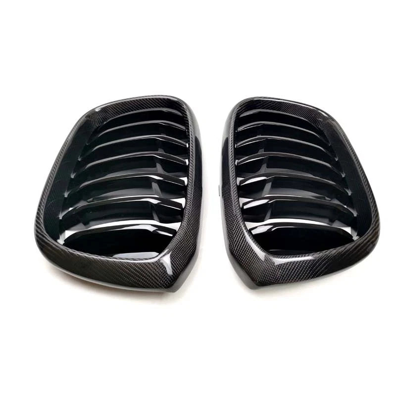 REAL Carbon Fiber Front Bumper Grille for BMW X3 G01 X4 G02 2018-2021 Gloss