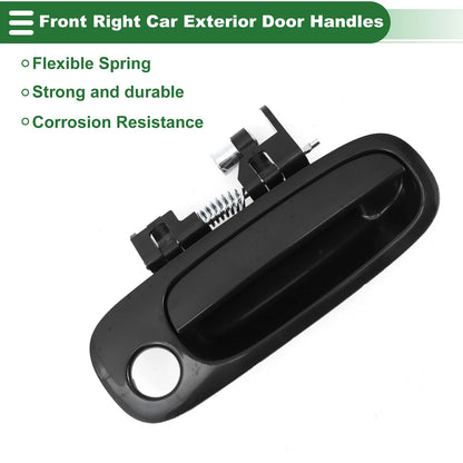Front Right Door Handle for Toyota Corolla (2014-2019) - Black Exterior Handle