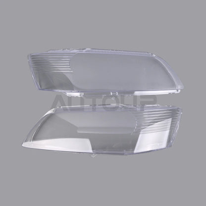 L+R Headlamp Clear Cover Lens & Glue for Mitsubishi Lancer Evo 9 (2003–2007)