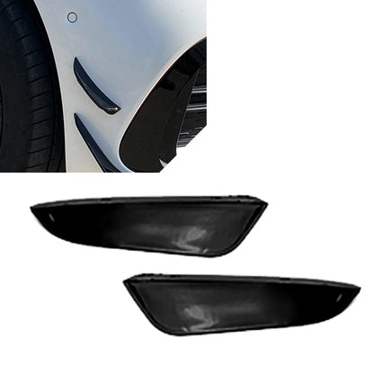 Front Bumper Side Lip Splitter Spoilers for Mercedes Benz C-Class (2022-2023)