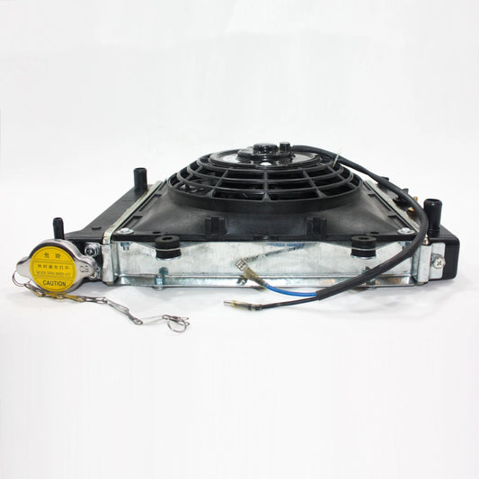 150cc 200cc 250cc Water Cooled Radiator Cooler + Fan for PIT Quad ATV Buggy