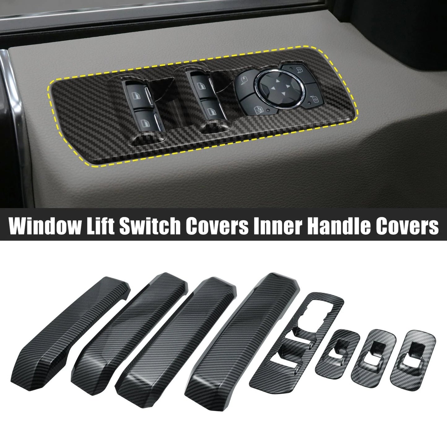 Window Lift Switch Covers for Ford F-150 (2015-2019)