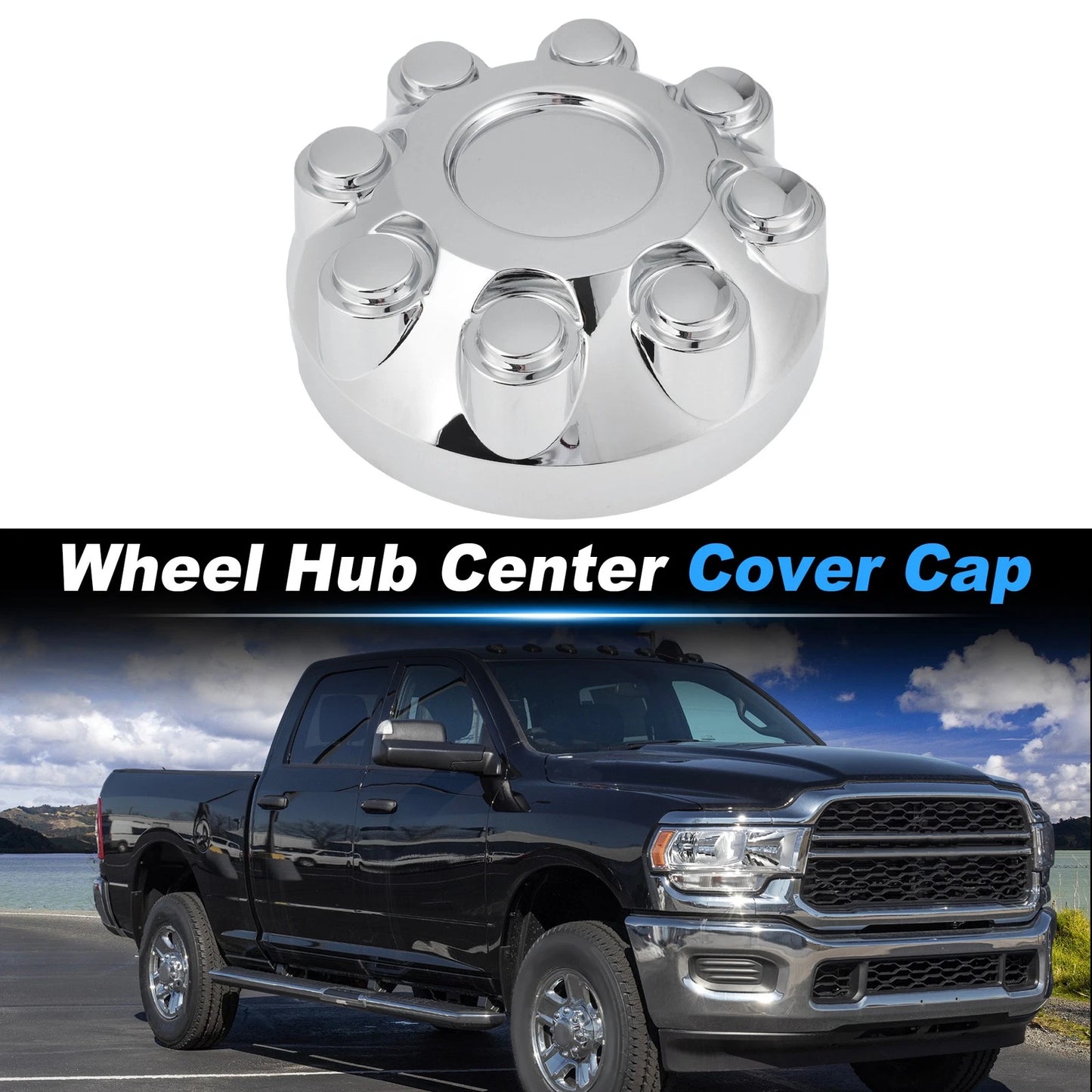 Silver Tone Wheel Hub Center Cap for Dodge Ram 1500 (06 - 08)