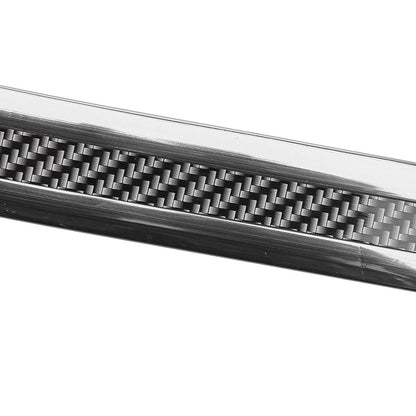 Carbon Fiber Style Door Sill Scuff Cover for Car Accessories (Fits All Years)