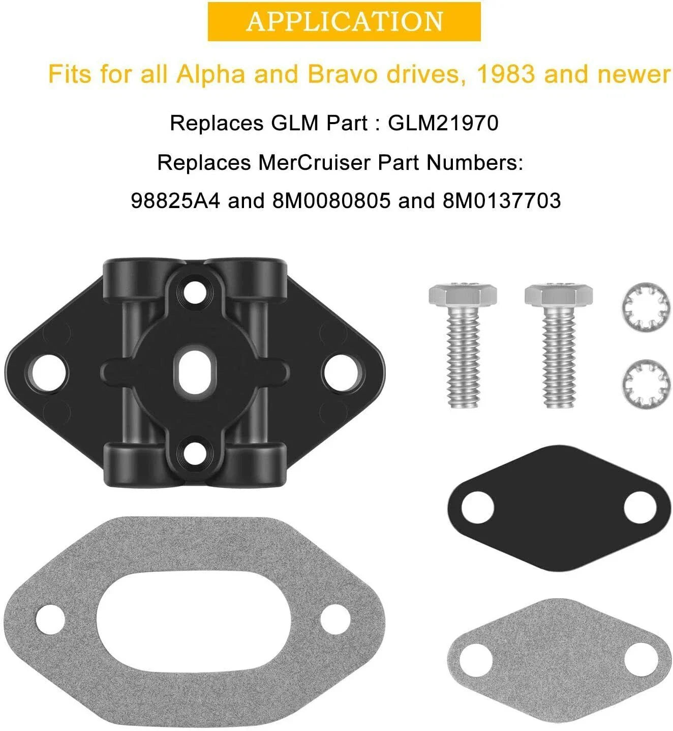 Trim Connector Kit for MerCruiser (21970, 98825A4, 8M0080805, 8M0137703)