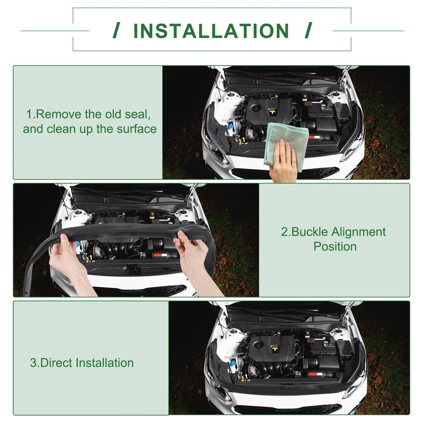 Front Engine Hood Sealing Strip for Honda Accord (2018-2022)