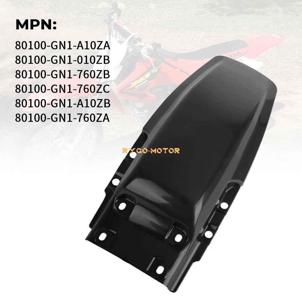 Rear Fender Mudguard for Honda XR80R XR100R XR 80R XR 100R (1985–2000)