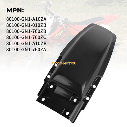 Rear Fender Mudguard for Honda XR80R XR100R XR 80R XR 100R (1985–2000)