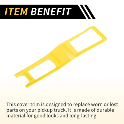 4WD Gear Shift Panel Cover for Jeep Wrangler JL JLU (2018-2024) - Yellow