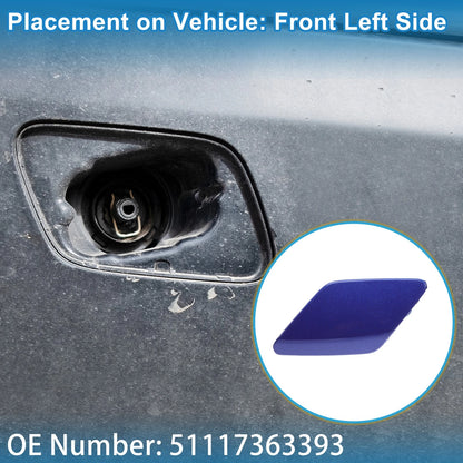 Front Left Washer Nozzle Cover for BMW 428i (2014-2016) Dark Blue