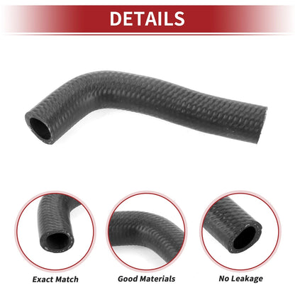 Heater Hose for Toyota Highlander 3.5L (2008-2016) Rubber Black 1 x Piece