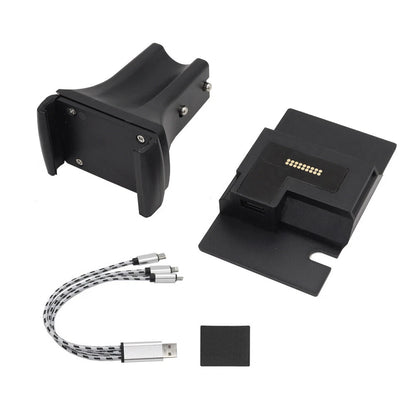 Black Phone Bracket USB Charger Holder for BMW K1600B K1600GT K1600GTL (2014-2021)