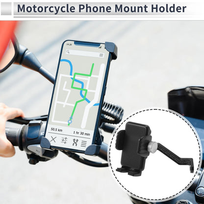 Phone Mount Holder 4.7-7.2 in for Motorcycle PC Silicone
