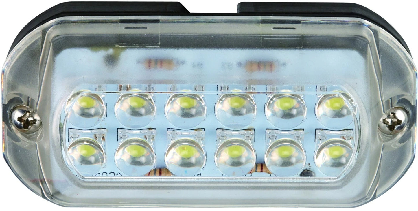 12V LED White Underwater Light Waterproof Multi-Purpose Surface Mount