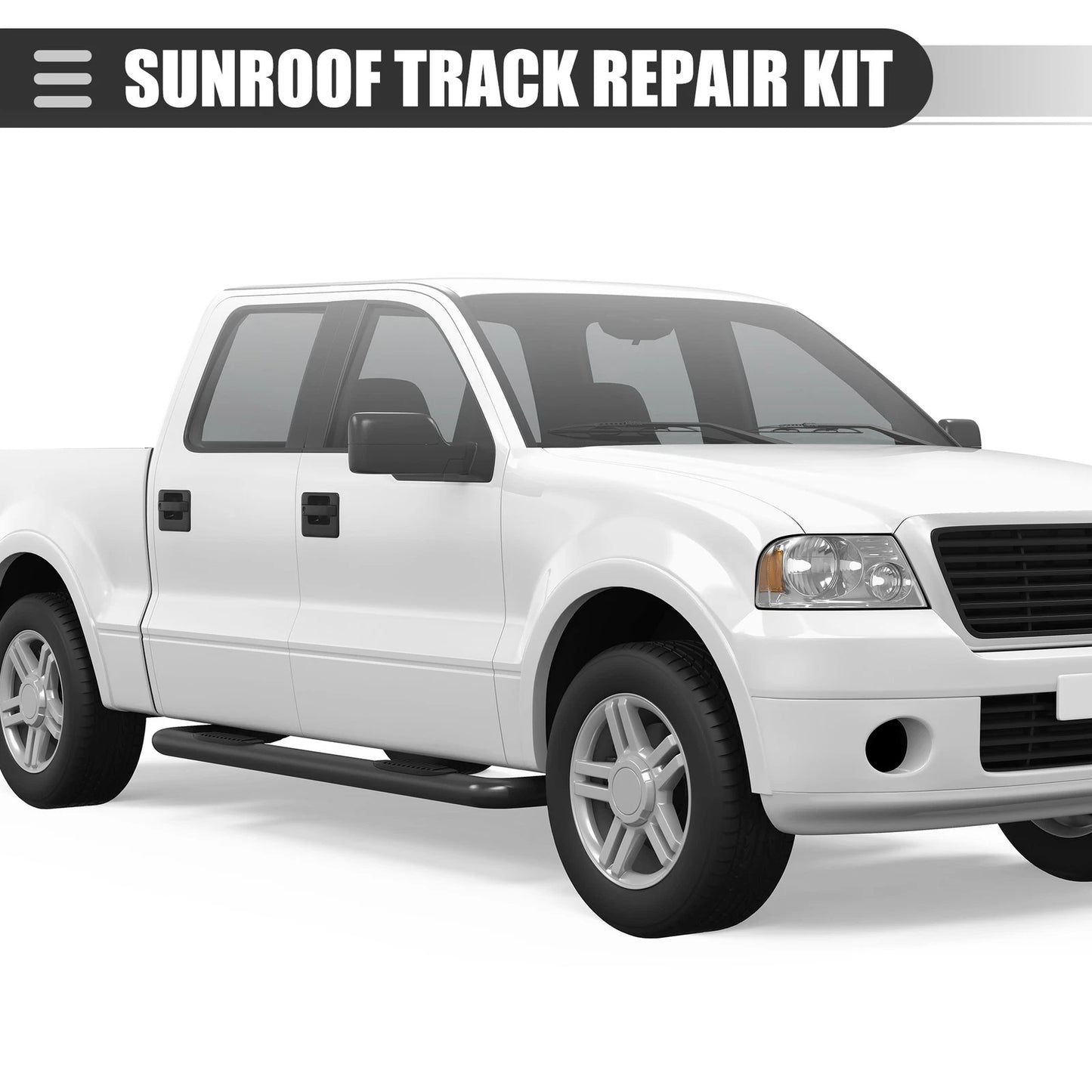 Sunroof Track Guide Rails Assembly Repair Kit for Ford F150 F250 (2015-2023)