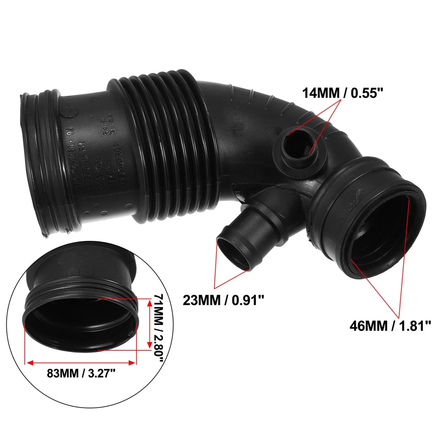 Air Duct Filtered Pipe for BMW 120i, 118i (2012-2019)