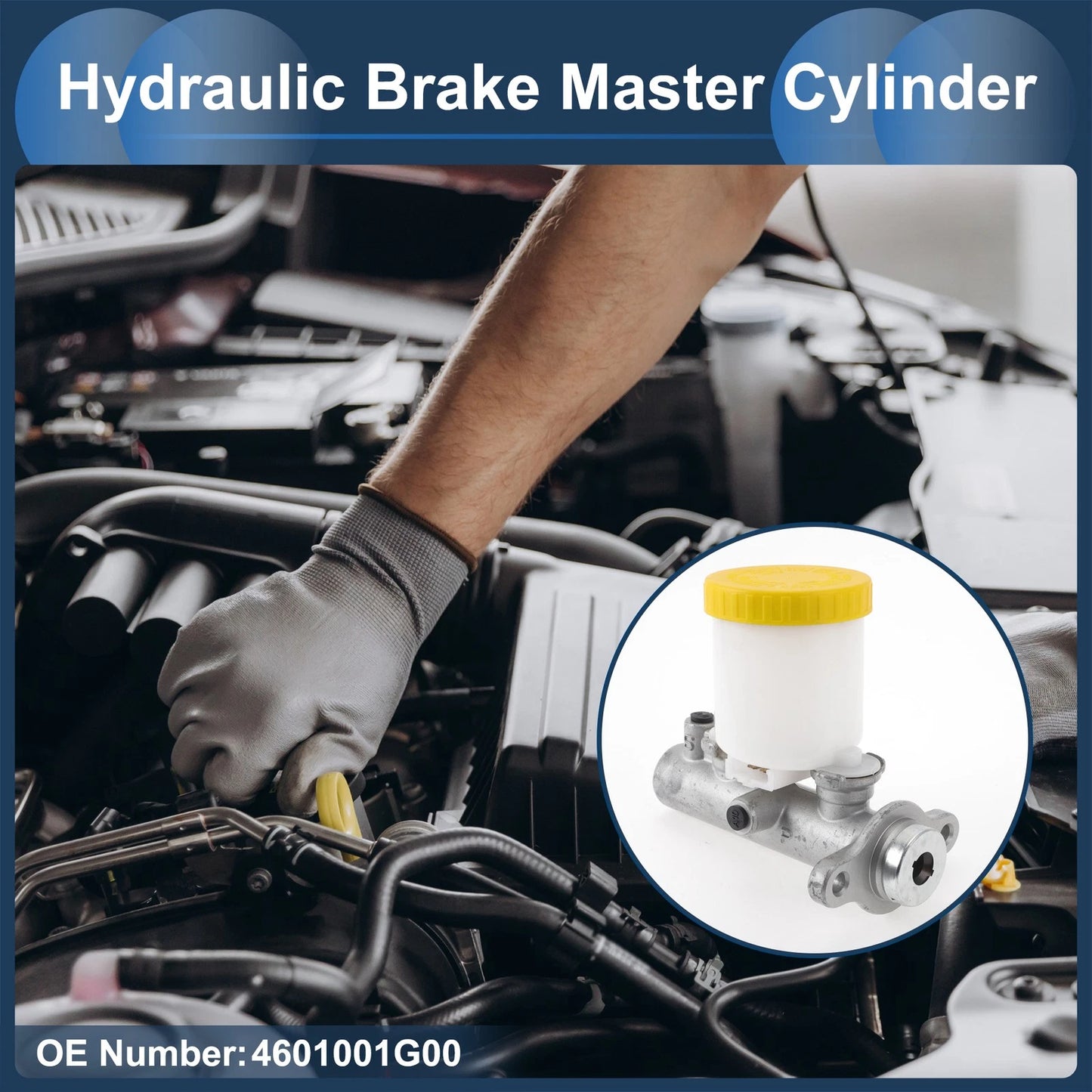 Brake Master Cylinder Reservoir for Nissan D21 Pickup (1995-1999)