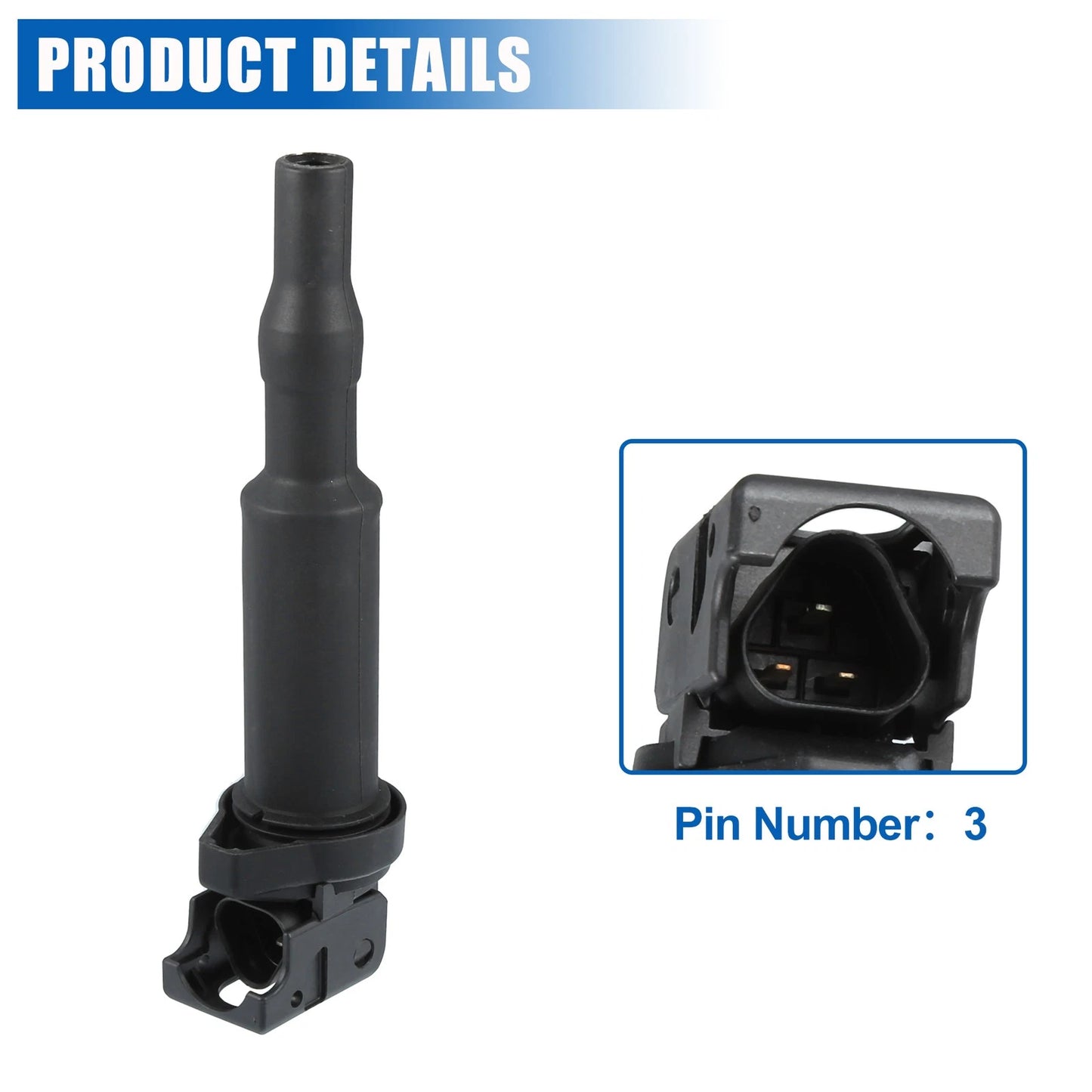 6 x Ignition Coils for BMW 1 Series M 120i (2011-2007)