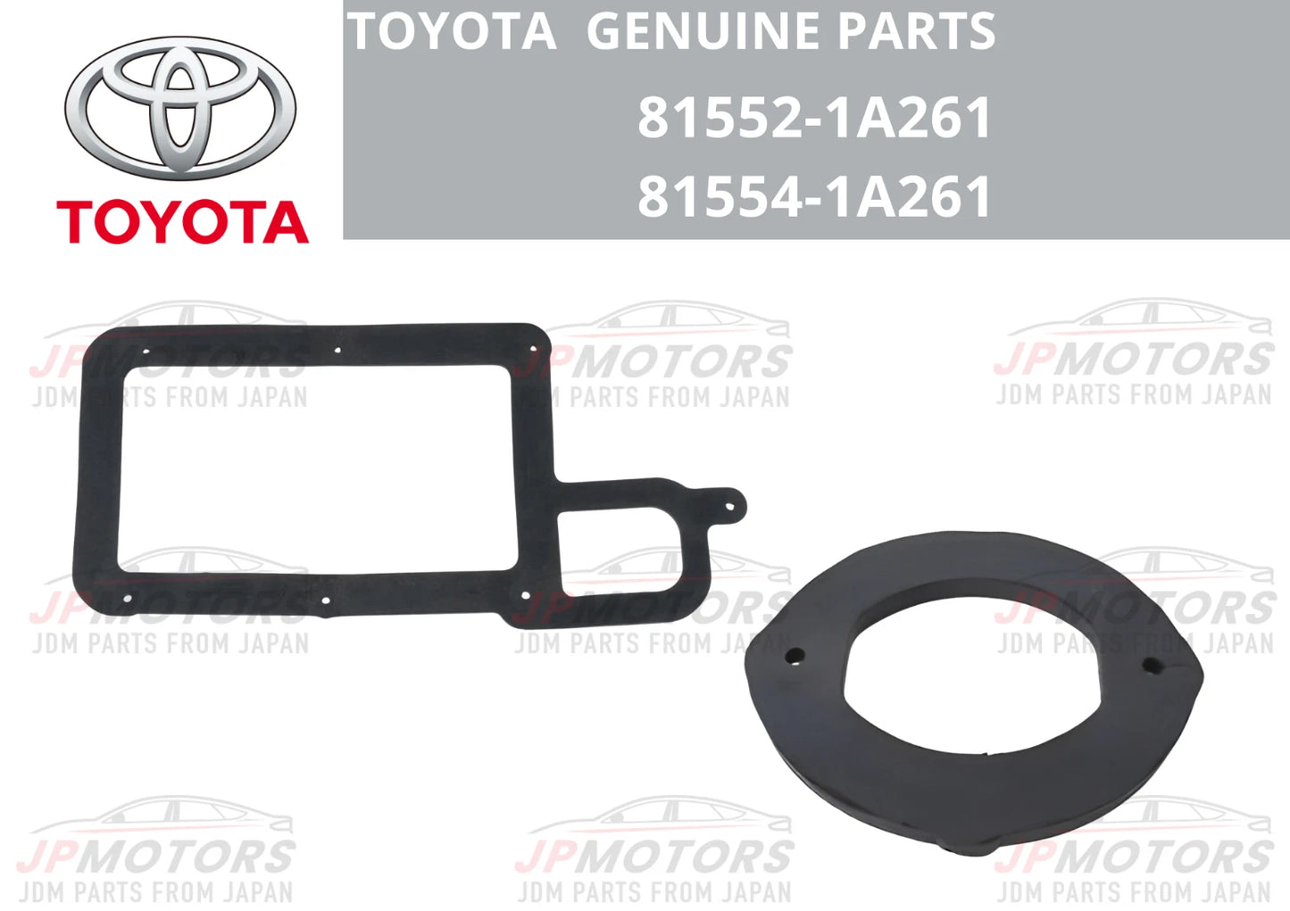 Tail lamp gasket set for Toyota Corolla AE86 Trueno Levin 2 door (1983–1987)