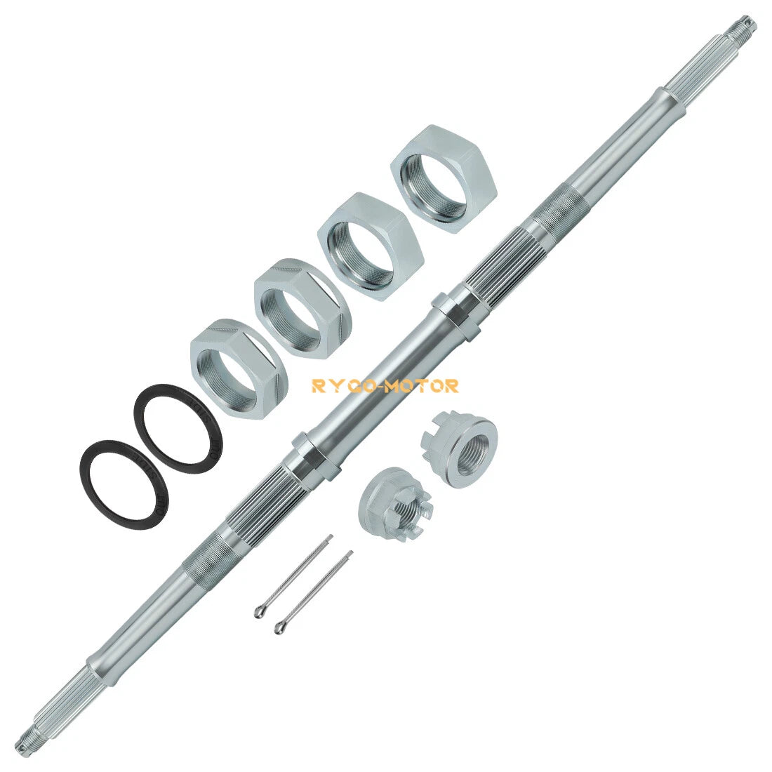 Rear Wheel / Axle Shaft & Nut Pin for Honda TRX300 Fourtrax (1993–2000)