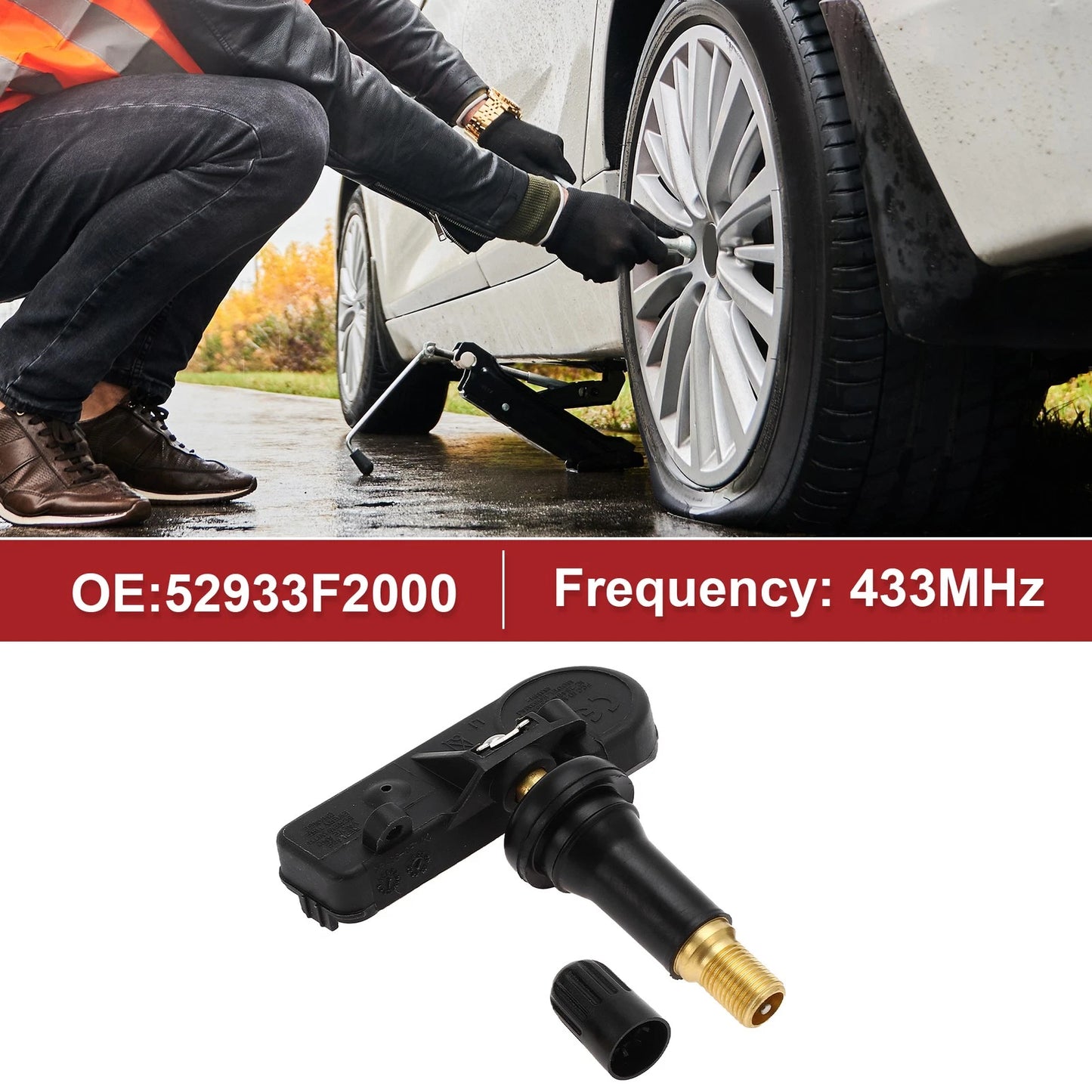 Tire Pressure Sensor 433MHz for RAM 1500/2500/3500/4500/5500 (2009)