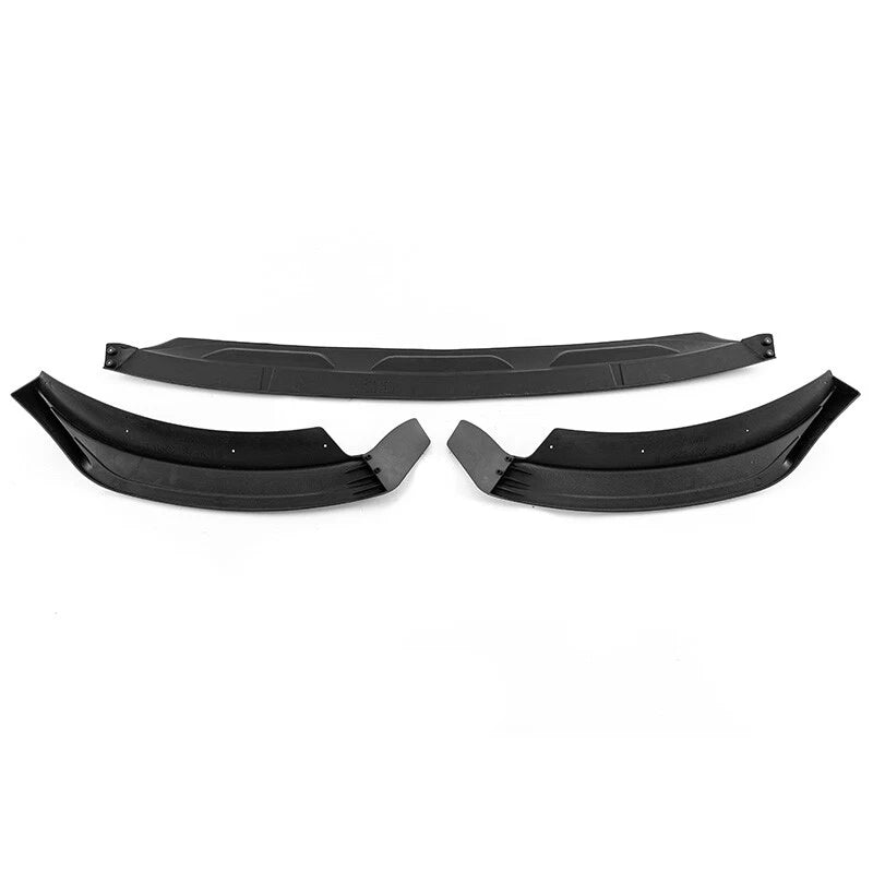 Front Bumper Spoiler Lip Black for Mercedes Benz GLE W167 C167 V167 (2020-2023)