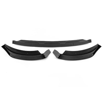 Front Bumper Spoiler Lip Black for Mercedes Benz GLE W167 C167 V167 (2020-2023)