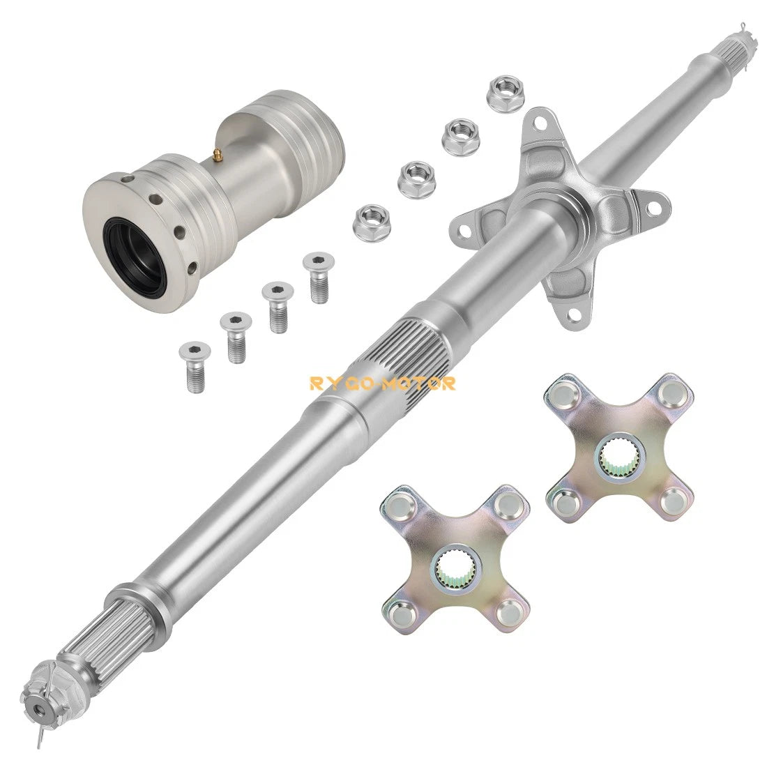 Rear Axle Shaft & Wheel Hub & Bearing Carrier for Honda TRX400X (2009–2014)