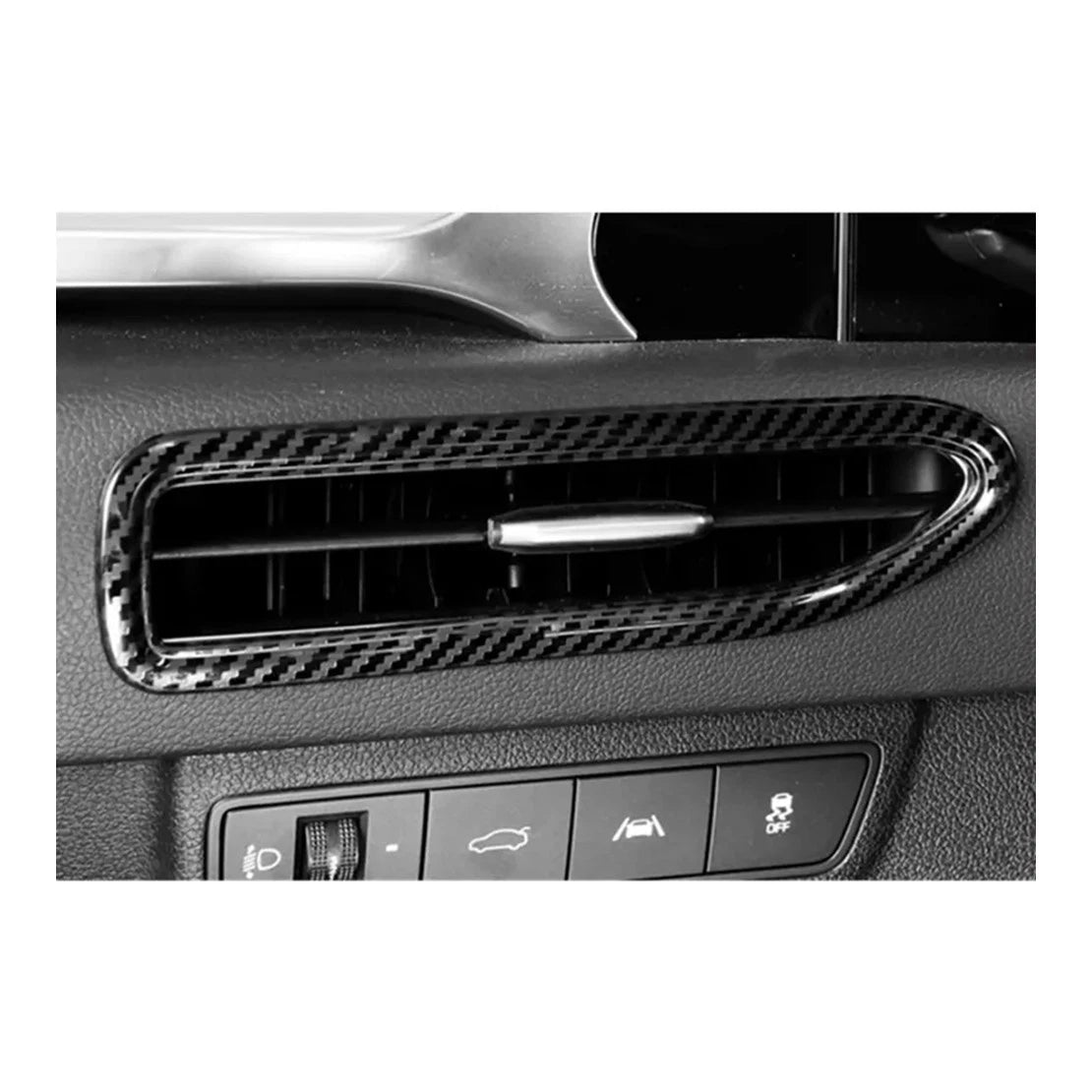 Carbon Fiber Inner Air Vent Trim for Hyundai Sonata (2015-2019)