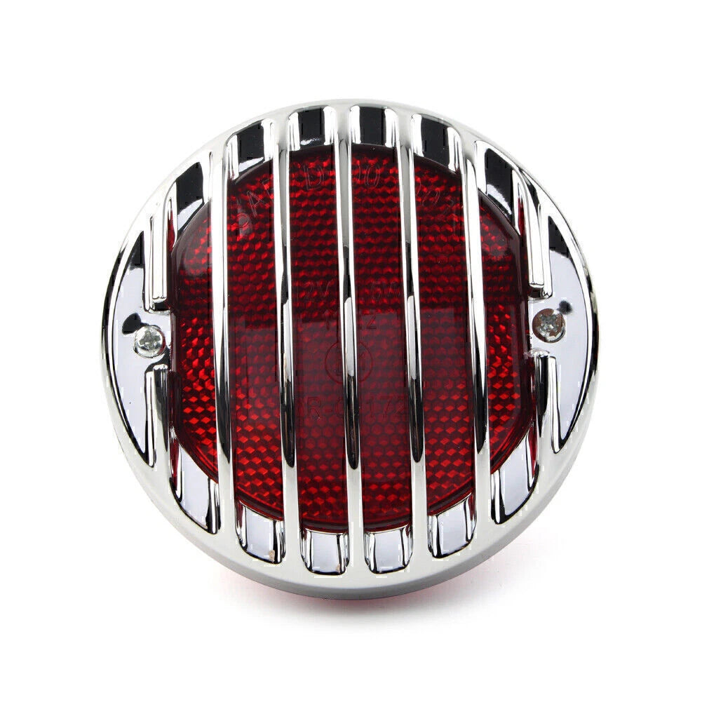 Chrome Tail Brake Light for Harley Bobber Rat Custom Chopper