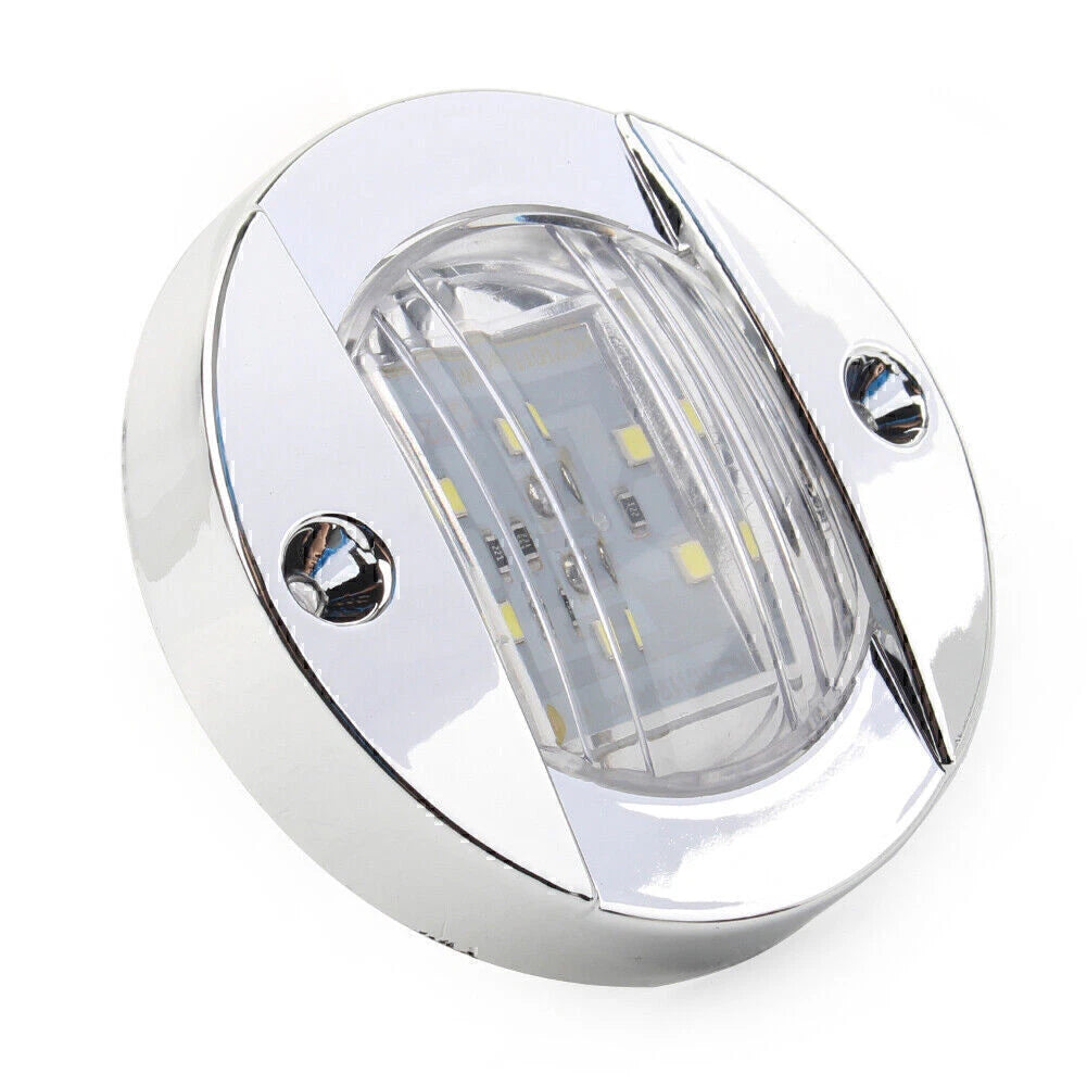 12V LED Round Side Marker Lights for Truck Trailer RV Boat