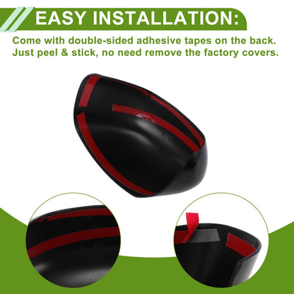 1 Pair Left Right Side Mirror Cover Cap Replacement for CHRYSLER 300/300C