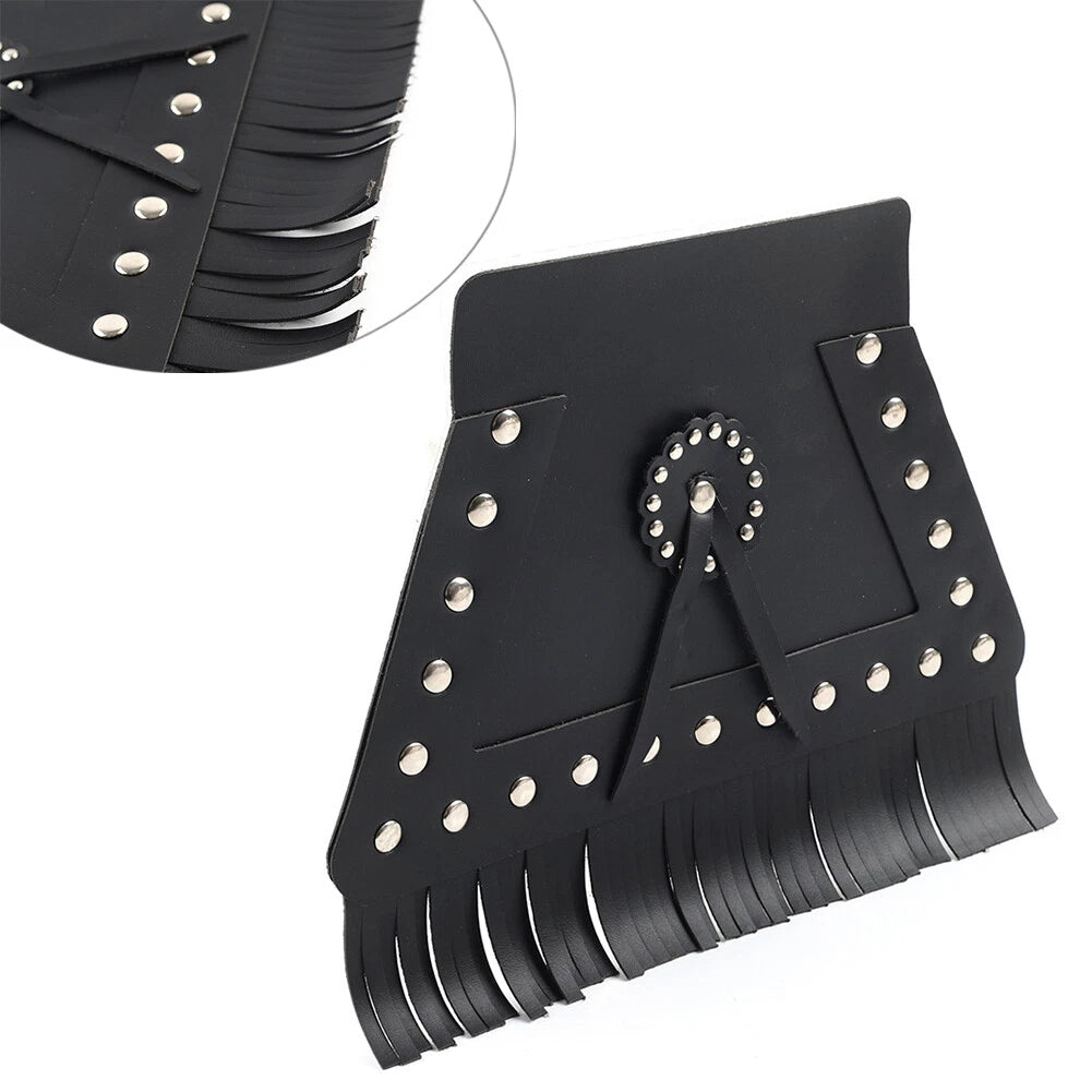PU Leather Rear Fender Mud Flap Cover for Harley Motorcycle