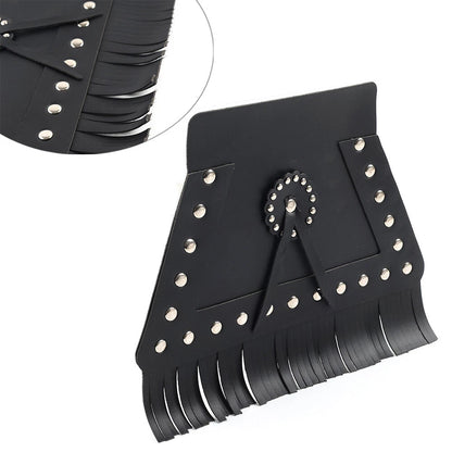 PU Leather Rear Fender Mud Flap Cover for Harley Motorcycle