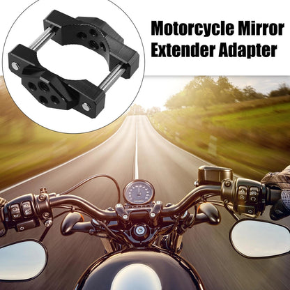 17–42mm Light Lamp Holder Handlebar Mount Bracket Clamp for Motorcycle