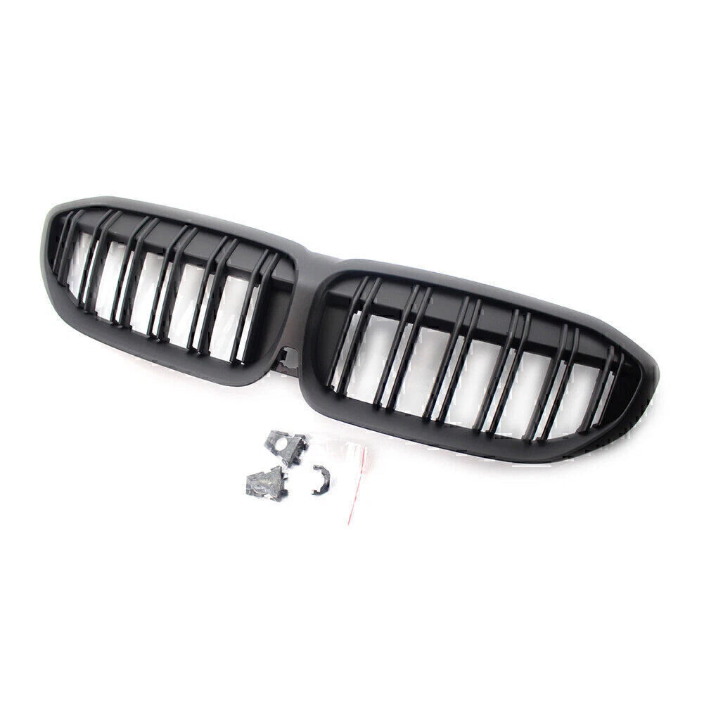 Double Slat Grill for BMW 3 Series G20 Matte Black (2019-2022)