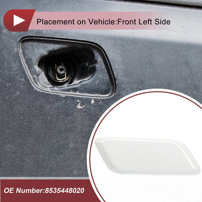 Front Left Headlight Washer Nozzle Cap for Lexus RX350 (2013-2015) White