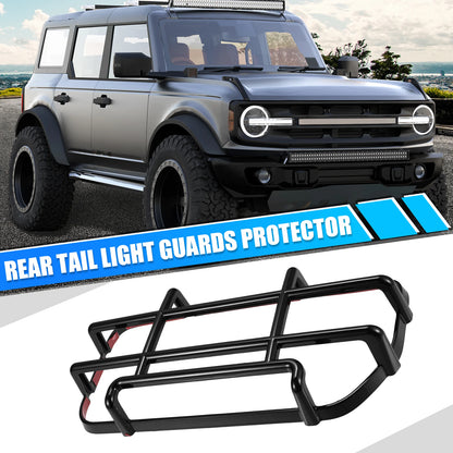 Tail Light Guards 1 Pair Rear Light Cover Protector for Ford Bronco (2021-2022)