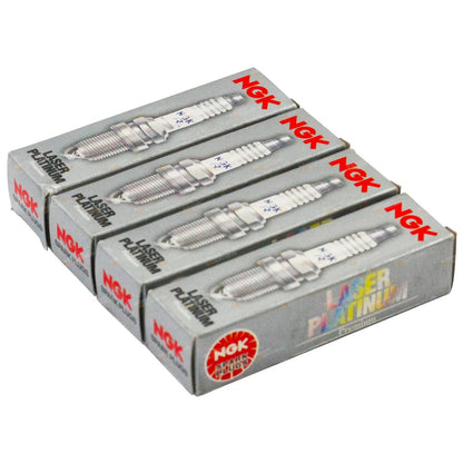 Set of 4 NGK Spark Plugs for Nissan Tiida C11 MR18 1.8L (2006-2013)