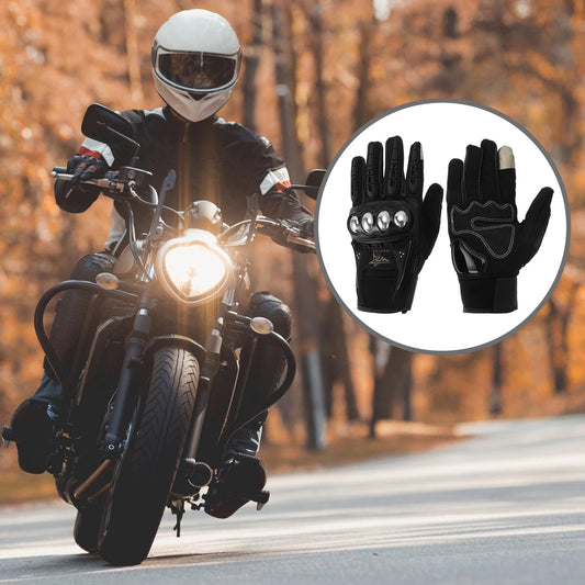 1 Pair Winter Touchscreen Gloves XXL Black Gray Polar Fleece for Motorcycle