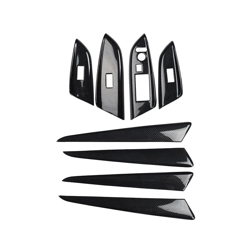 Carbon Fiber Accessory Interior Cover Trim for Honda Fit GK3 GK5 (2014–2020)