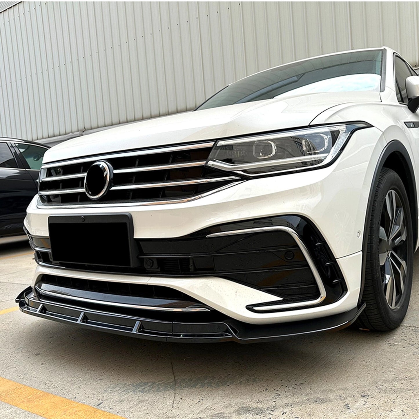 Front Bumper Spoiler Lip Kit for VW Tiguan R Line (2021-2023)