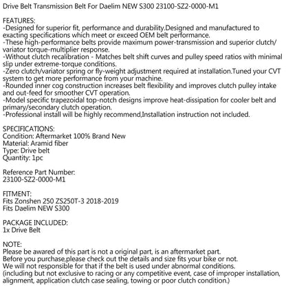 Timing Belt for Daelim S300 (2010-2015)