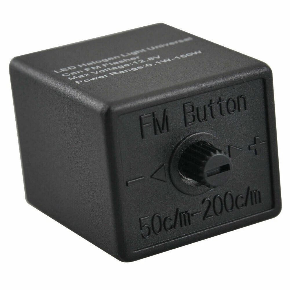 3 Pin Adjustable Flasher Rate LED Indicator Relay for Car Bike Turn Signal Light
