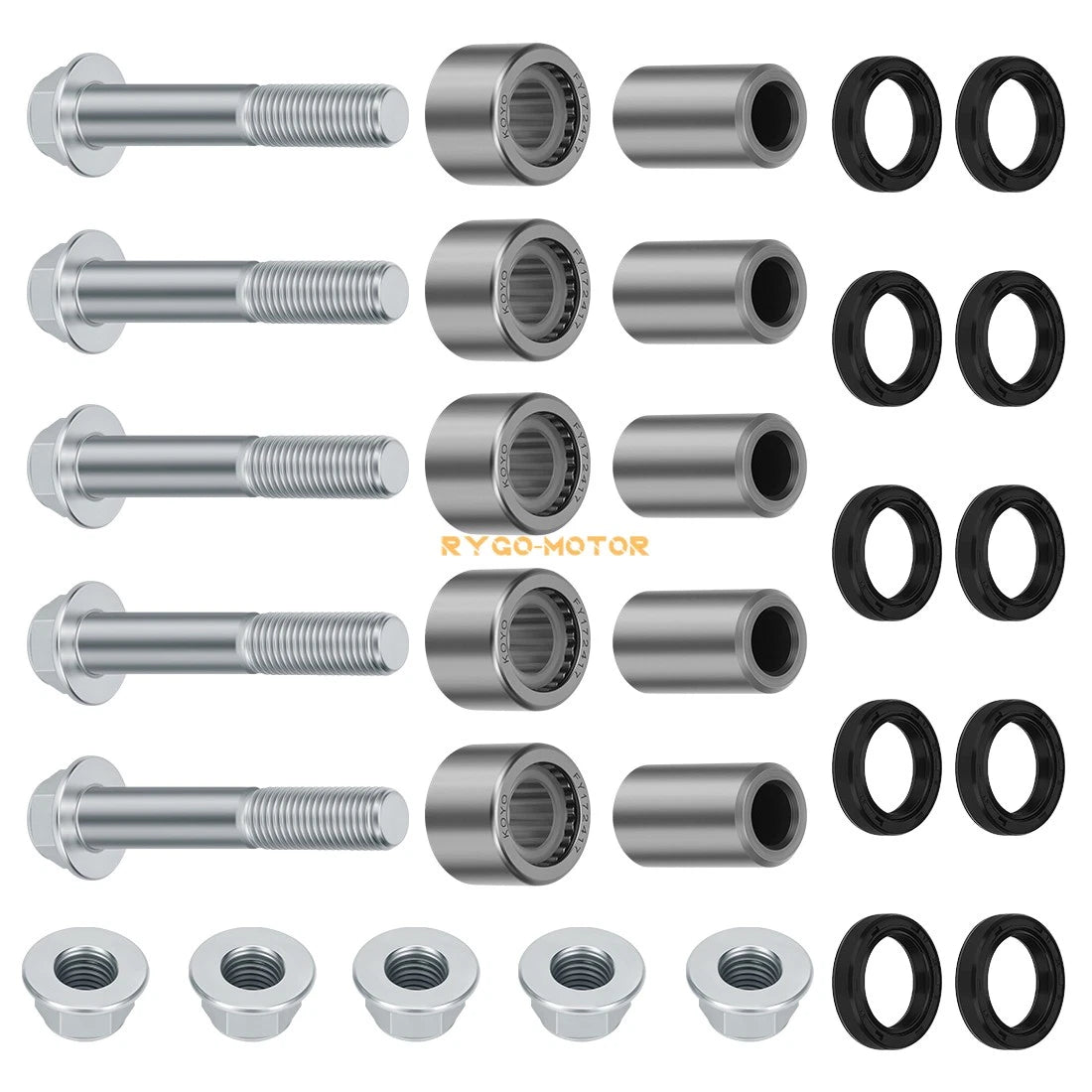 2 x Swing Arm Linkage Bearing & Bolts for Honda Sportrax 400 TRX400X EX