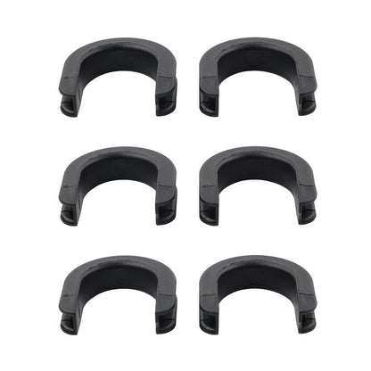 6 x Luggage Rack Backrest Side Plate Mounting Brackets for Harley