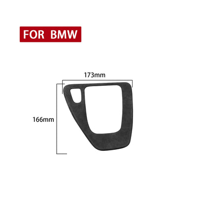 1pc Black Leather Gear Shift Trim for BMW 3 Series E90 E92 E93 (2005-2012)