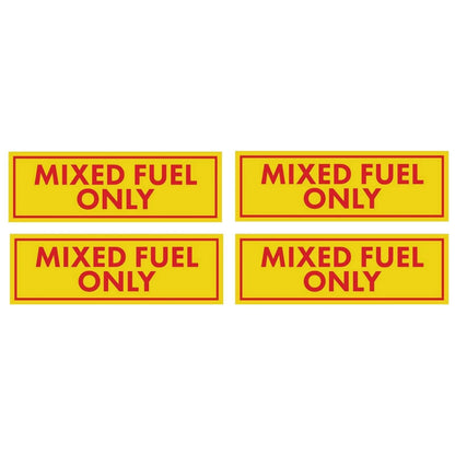 6-inch Mixed Fuel Only Vinyl Decal/Sticker for Truck Gasoline Oil