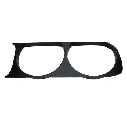 Left Black Headlight Cover Bezel Frame for Dodge Challenger (2015-2023)