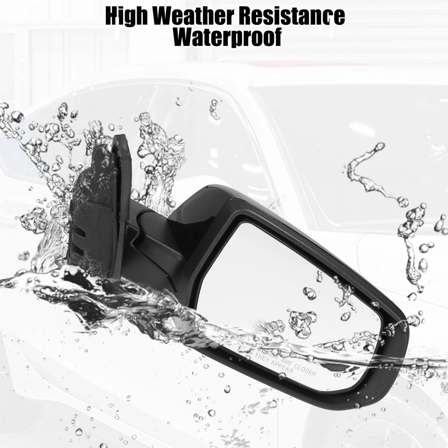 Right Side Exterior Door Mirror Assembly Black for Chevrolet Malibu Hybrid